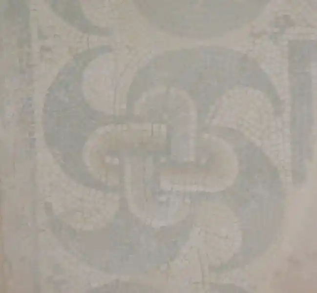 Solomon's knot in a swirling swastika